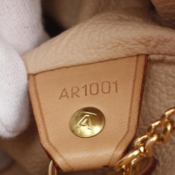 LOUIS VUITTON Brown Monogram Leather Pouch - Picture 6 of 11